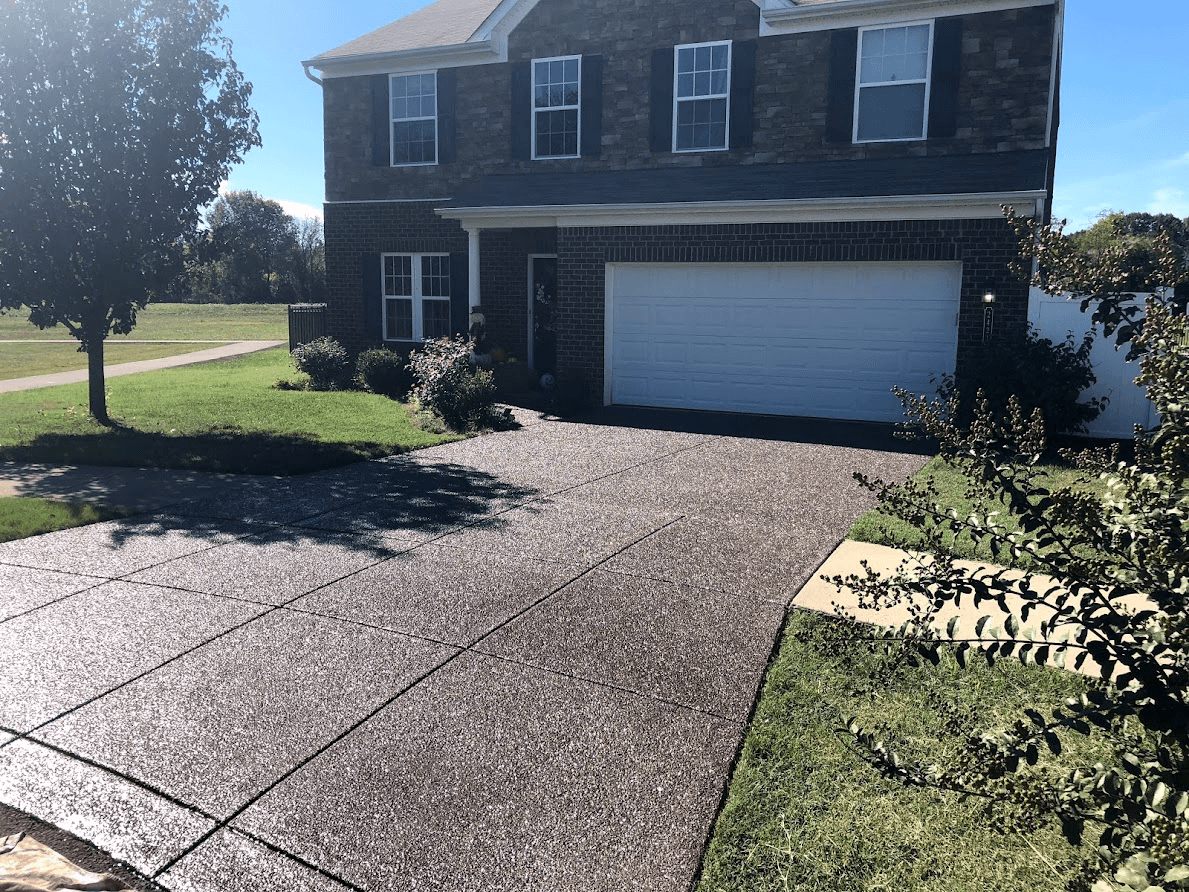 Sealed aggregate driveway — Murfreesboro, TN